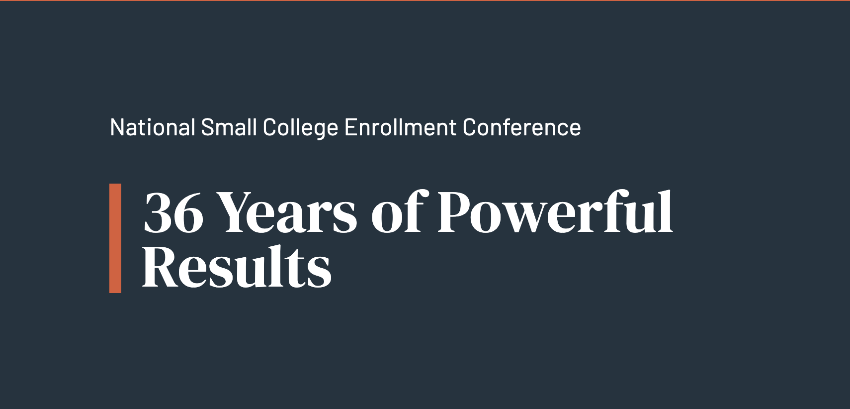 National Small College Enrollment Conference 2025 image